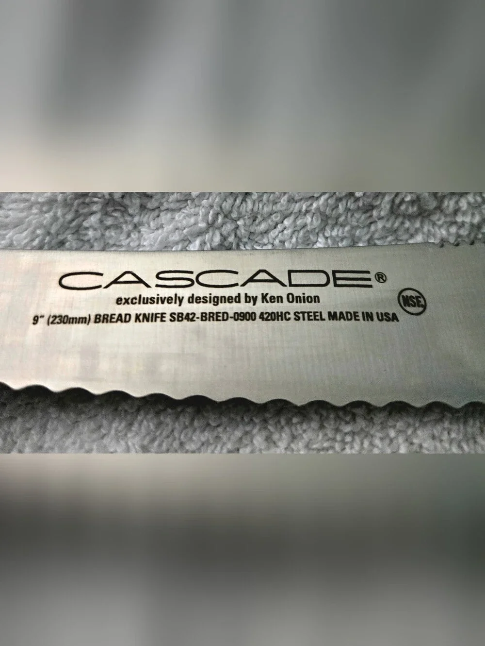 Cascade 5-Piece Black Handle Knife Set